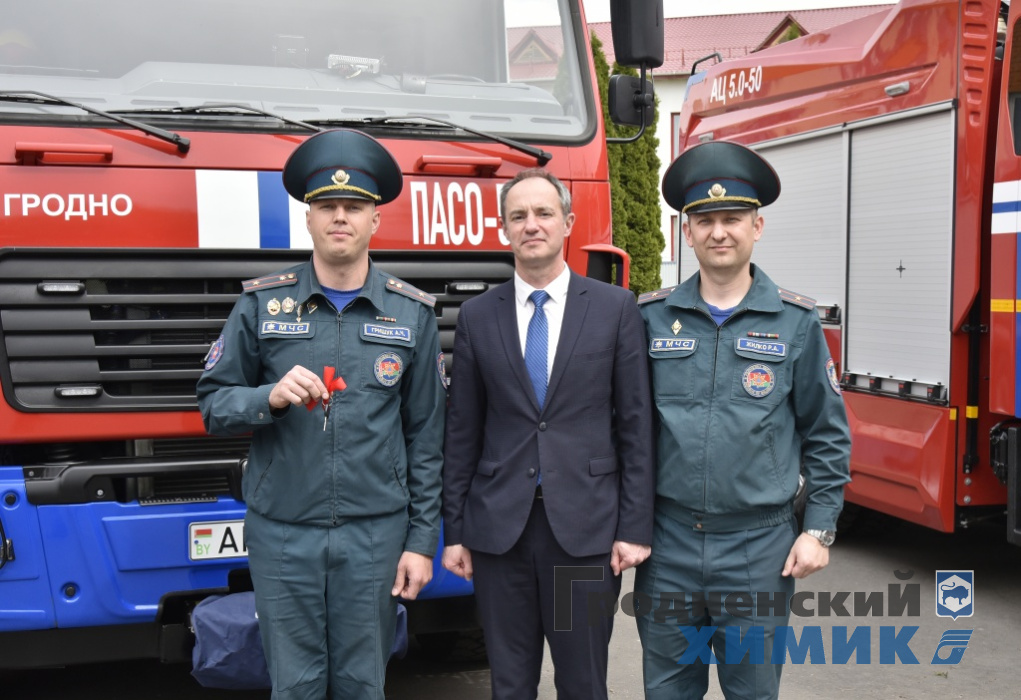 ОАО «Гродно Азот» пополнило новой техникой автопарк ПАСО-5